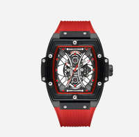 שחור - רצועה אדומה