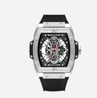 כסף - רצועה שחורה